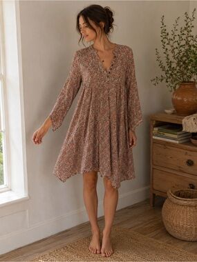 Seasons knee length flowy dress